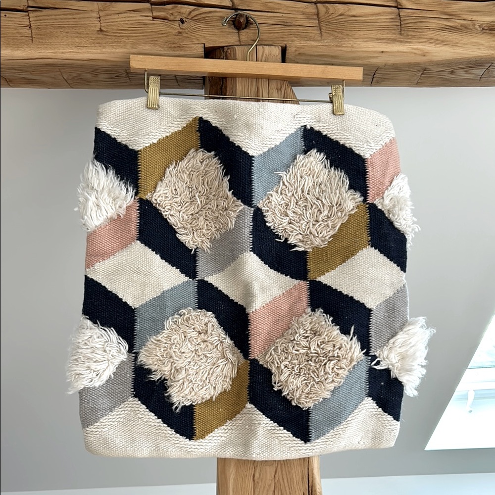 MAGNOLIA HOME Throw Pillow Cover Size 22” X 22”
